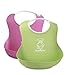 BABYBJORN Soft Bib - Pink/Green (2 Pack) primary