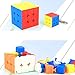 2 Pcs Mini 3x3 Cube Keychains, 1.18 Inch Speed Rubik's Key Ring
