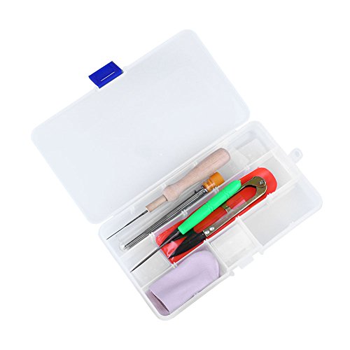 Hongfei Needle Felting 7set Kits Soledi Needle Felting Starter Kits Wool Felt Tools Mat with Scissor, Needle Craft, Storage Plastic Box