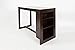 Jofran Maryland Merlot Counter Height Table with 3 Shelves for Storage