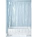 mDesign Long Waterproof, Mold/Mildew Resistant, Heavy Duty Premium Quality 4.8-Guage Vinyl Shower Curtain Liner for Bathroom Shower Stall and Bathtub - 72