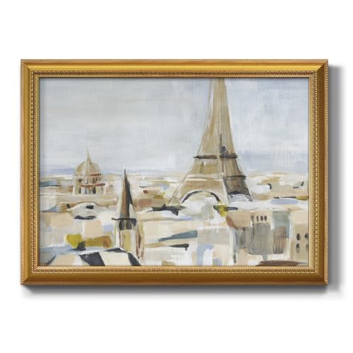 Landscape Wall Art Daylight Paris Tower View Painting Modern Abstract Artwork H…
