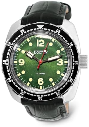 Amazon.com: VOSTOK Original Mens Watch Amphibia 170964 Mechanical