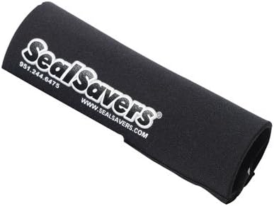 Seal Savers Zip-On Fork Covers 36-43mm Fork Tube, Short Black for Honda CRF250L 2013-2016