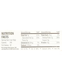 Boundless Nutrición Brownie Crisp oatmega Bar, 12 Count 1.80oz/50g por bar, paquete de de 12, 1, 1