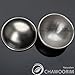 Bath Bomb Ball Molds Bath Fizzies Stainless Steel Molds 2pieces Per 1set D 2.16inch/5.5cm