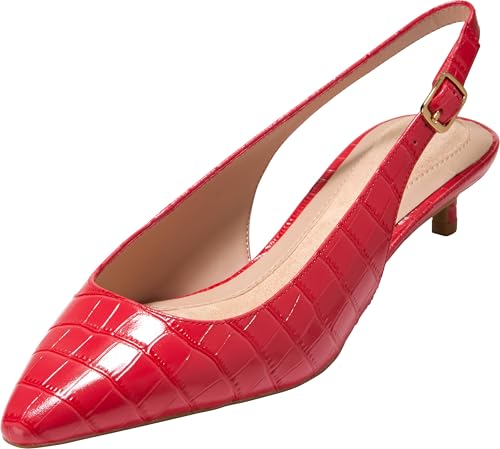 Cole Haan Women's Shoes - 35MM High Heel Go-to Jocelyn Slingback Pump, Salsa Cr…