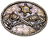 Badge Pin Badge Sheriff Badge Sheriff Badge Brass Colt