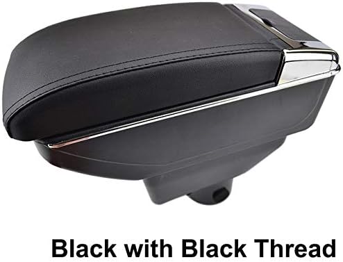 LILIGUAN Armrest box Central Storage Box modification accessories, Fit for Toyota Yaris L Sedan Vios 2014-2018