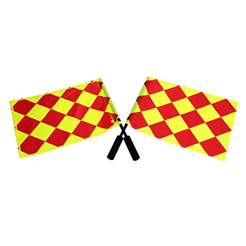 The World Cup Soccer Referee Flag Play Sports Match Football Linesman Competition Equipment Soccer Referee Flags Red/Yellow Premium Rotating Fashion Sport Soccer soccer ball soccer referee training - Thumbnail 4