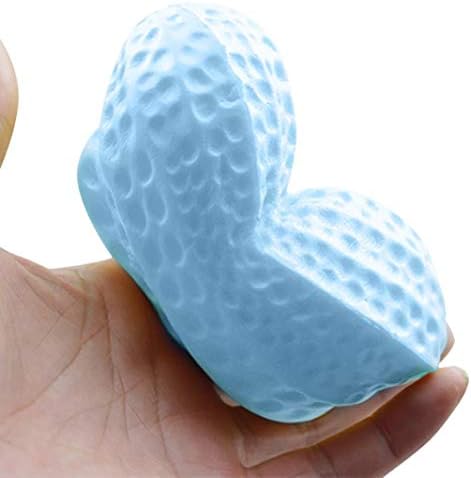 Decompression Toys,Jinjiu Squishy Peanut Simulation Phone Straps Scented Slow Rising Soft Squeeze Toy (Blue)