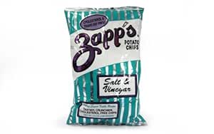 Amazon Com Zapp S New Orleans Kettle Style Potato Chips 5oz Bags Pack Of 4 Salt Vinegar