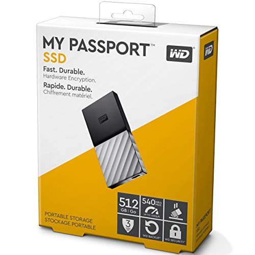 5 512GB+Passport+Portable+Storage+WDBKVX5120PSL+WESN