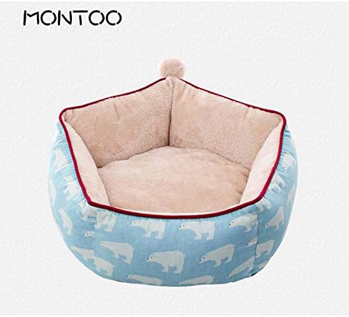 犬ベッド 猫ベッド ペット用ベッド ペット寝袋 冬用クッション ふわふわ 柔らかい 無地 寒さ