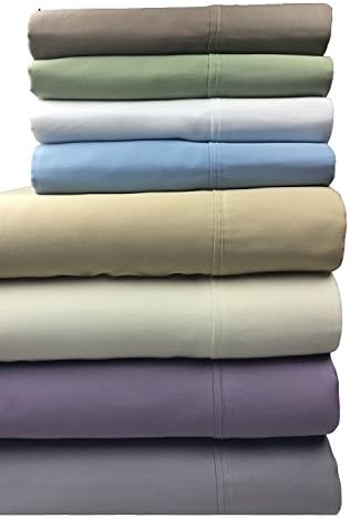 Hotel Talum 300 Thread Count 100% Cotton 4 piece Bed Sheet Set.Queen Size, Deep Pocket, All around Elastic Fitted Sheet, Flat Sheet and 2 Standard Pillowcases (Gold)