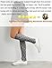 Compression Socks Women Men 15-20 mmHg, 6-Pairs Mens Womens Athletic Sock for Dress,Running,Medical,Varicose Veins,Travel