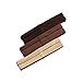 3-pack hBand Warm Earth-Tone stretchy headbands (dark chocolate, brown, beige) for yoga, exercise, sports or any activities by Absolute Yogi