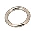 RDEXP Heavy Duty Silver Metal O Ring Buckle for Purses Bags Backpack Straps Set of 20
