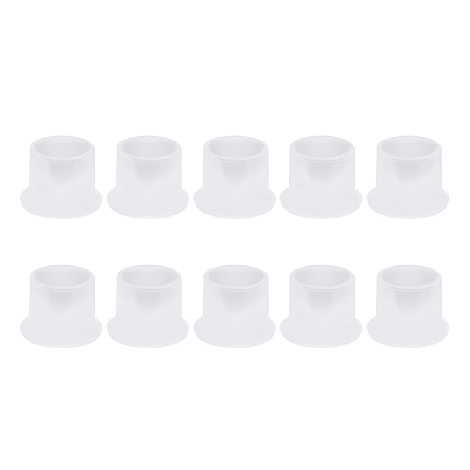 Pack of 1000 Tattoo Ink Cups Transparent Plastic Color Caps Cups Ink Cups Tattoo Accessories Small Tattoo Cups with Base for Tattoo Ink Tattoo Machine 11 Mm