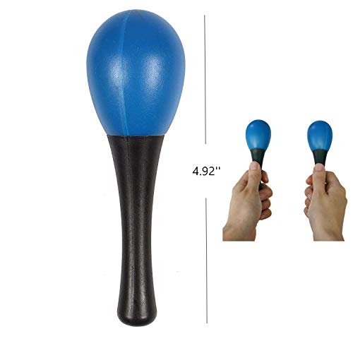 FST 12 Pack Wrist Bell Sand Hammers Set,8 PCS Jingle Bells with 4 PCS Maracas Rattle Shakers Musical Educational Toys for Kids Adults
