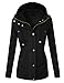 makeitmint Women's Zip Up Military Anorak Jacket w/ Hood [S-3XL] Medium YJH0018_BLACK