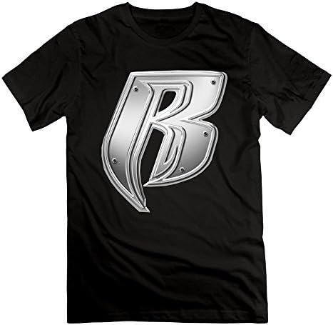 Abbas Man Ruff Ryders Logo T-shirt M Black
