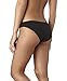 Pact Women's 2-Pack Organic Cotton Bikini Brief Panties, Black, Medium