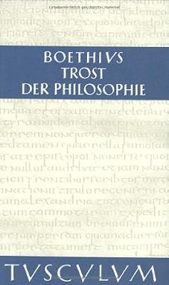 Trost Der Philosophie Boethius Ernst Gegenschatz Olof Gigon