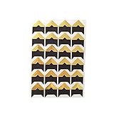 IEason DIY Vintage Corner Kraft Paper Stickers