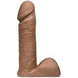 Doc Johnson Vac-U-Lock - The Realistic Cock - ULTRASKYN - 6 Inch - F-Machine and Vac-U-Lock Harness Compatible Dildo - Caramel