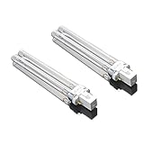 AQUANEAT 9 Watt UV Replacement Bulb 2 PCS G23 2 Pin Base for SUNSUN Canister Filter UV Sterilizer JUP-01 HW-304B