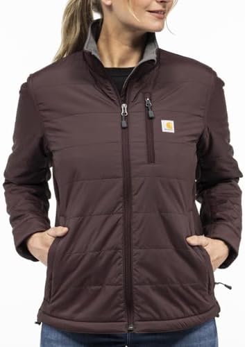Femme RAIN DEFENDER™ RELAXED FIT LIGHTWEIGHT INSULATED JACKET Veste polaire, Purple, S
