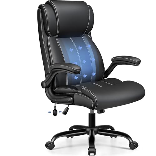 BESTFAIR Ergonomic Office Chair, Desk Chair with Adjustable Lumbar Support