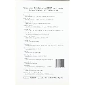INTRODUCCION A LA FARMACOLOGIA VETERINARIA