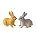 tyoungg 24 Pieces Fairy Garden Easter Rabbit Miniature Animal Figures 1.5 * 1.1 Inch (24 Rabbits)