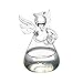 TOOGOO(R) Set of 4 Cute Clear Glass Angel Shape Flower Plant Hanging Vase Wedding Decor