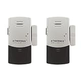 Doberman Security SE-0101C-2PK Door & Window Defender with Chime - 2 Pack (Silver/Black)