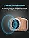 Bluetooth Speakers Wooden, ZENBRE F3 6W Portable Bluetooth 4.1 Speakers with 70mm Big-Driver, Wireless Computer Speaker with Enhanced Bass Resonator (White Oak)