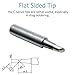 GeToo T18 Series Soldering Tip for Hakko FX-888D, FX-888, FX-8801, FX-889, FX-702 Irons Tips, Set of 5 Shapes