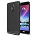 LG K20 Plus Case,LG K20 V / LG Harmony / LG Grace / LG VS501 Case,AnoKe Ultra[Slim Thin]Carbon Fiber Shock Absorption Scratch Resistant Soft TPU Grip Protection Cases Cover For LG K10 2017 HWLS Black