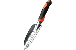 Trowel Garden Tool with Measurement Mark, Hand Tools Garden Spade with Ergonomic Handle, Small Garden Tools for Gardening Pla