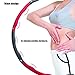 OPLIY Hula Hoop,Weighted Exercise Hula Hoop-2.2 lb for Women Kids, Adjustable 8 Detachable Sections Weight Loss Fitness Hula Hoop for Exercise Workout