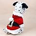 Idepet Santa Dog Costume Christmas Pet Clothes Winter Hoodie Coat Clothes for Dog Pet Clothing Chihuahua Yorkshire Poodle (M)