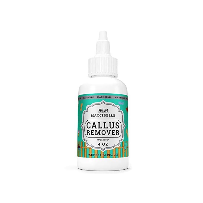 Maccibelle Callus Remover EXTRA For Feet, Professional Callus and Corn Eliminator Liquid Gel 4 oz