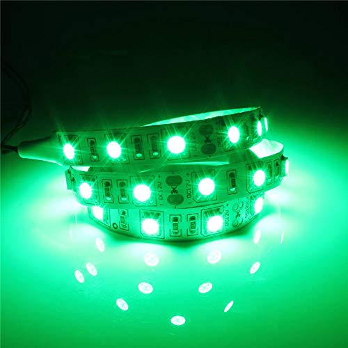 B2ocled 12V DC Flexible LED Strip Lights, 16.4ft/5m LED Light Strips,300 Units 5050 LEDs, Non-Waterproof, Lighting Strips, LED Tape-Green