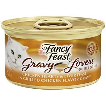Fancy Feast Gravy Lovers Chicken Hearts & Liver Feast in Grilled Chicken Flavor Gravy Cat Food 3 oz, - //medicalbooks.filipinodoctors.org