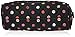 Vera Bradley Women's Cotton Medium Zip Cosmetic Makeup Organizer Bag, Havana Dots, One Size