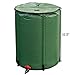 Goplus Portable Rain Barrel Water Collector Collapsible Tank w/Spigot Water Storage Container (60 Gallon)