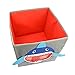 Shark and Monkey Themed Storage Cubes for Children by Harbor Creek - Eliminate Clutter – Kids Closet Organizers are Ideal for Baby or Toddler Clothes, Toys, Games and Books (2-Pack, Shark and Monkey)
