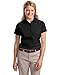 Port Authority L508 Ladies Short Sleeve Easy Care Shirt - Black/Light Stone - Medium